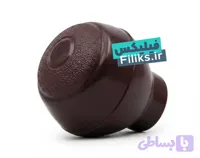دستگیره درب قوری و کتری مدل چشمی رنگ زرشکی سایز کوچک