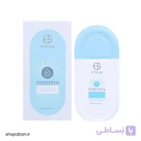 کرم ضد آفتاب استلین آبی SPF80 بی رنگ حجم 100 میلی لیتر