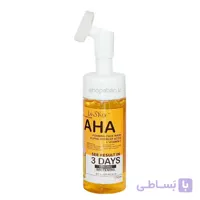 فوم شستشوی صورت AHA لنسیاد براش دار حجم 150 میلی لیتر