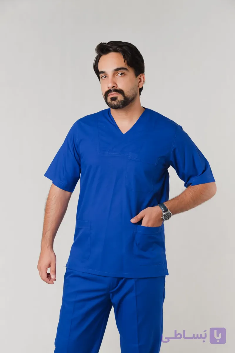 ست اسکراب مردانه یقه چپ و راست بروجرد