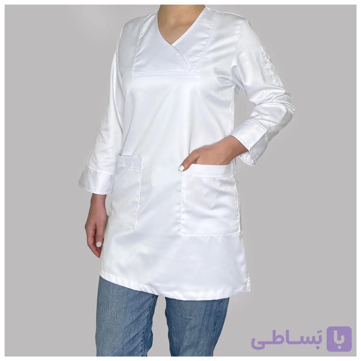 تونیک سفید زنانه