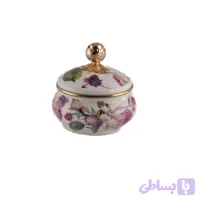 شکلات خوری لعابی درب دار پینک وینتیج باریکو