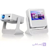 پروژکتور پرتابل SMART با صفحه نمایش تاچ | روشنایی 1920 لومن، اندروید، اتوفوکوس و کیستون خودکار