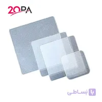 درپوش غذا سیلیکونی ۴ عددی مدل Stretch And Fresh