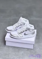 نایک جردن ساقدار سفید | NIKE JORDAN 1 HIGE WHITE