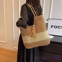 کیف رافیا بزرگ زنانه آستر دار ۱۰۲