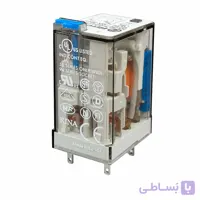 رله فیندر شیشه ای 8 پایه 10 آمپر 24 ولت Finder Relay 55.32.90.24 DC