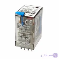 رله فیندر شیشه ای 14 پایه 7 آمپر 24 ولت Finder Relay 55.34924 DC