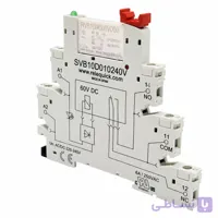رله سوکت دار کوییک 60 DC ولت 6 آمپر مدل SVB10D01024 | رله PLC