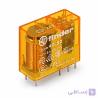 رله فیندر 2کنتاکت 8امپر 24ولت FINDER 40.52.80.24.0000 AC