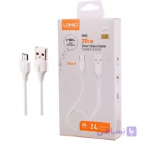 کابل تبدیل USB به Micro USB الدینیو مدل LS540 طول 0.2 متر