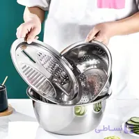 آبکش کاسه و رنده سه کاره BASIN