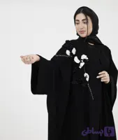 عبای مجلسی طرح گل مخمل
