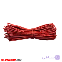 سیم روکش سیلیکونی 25 صدم قلع اندود مدل مفتولی 10 متری
