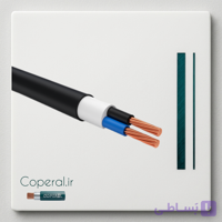 کابل ۲ در ۱۰ مفتول NYY زیتون کد cs-2*۱۰ma