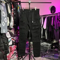 شلوار اسلیم فیت امیری فول مشکی – مسترکوالیتی slim-fit AMIRI