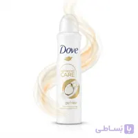 اسپری  ضد تعریق داو 72 ساعته مدل go fresh   با رایحه شیر و عسل حجم 250 میل