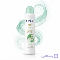 اسپری ضد تعریق ۷۲ ساعته  رایحه خیار و چای سبز  داو مدل Go Fresh  حجم  ۲۵۰ میل