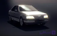 دانلود مدل سه بعدی پژو 405 (همراه با تسکچر)