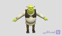 دانلود مدل سه بعدی خر شرک (همراه با تسکچر)