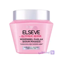 ماسک مو السیو گلایکولیک گلاس Glycolic Gloss لورآل برای درخشندگی و براقیت مو ۳۰۰ میلی‌لیتر