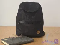 کوله پشتی نورماه با دهانه جمع شو جین