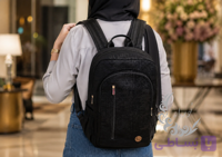 کوله پشتی بزرگ نورماه مخمل