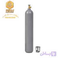 مخزن(کپسول) 40 لیتری ( -CO2-N2-Ar,…) با شیر و کاپ