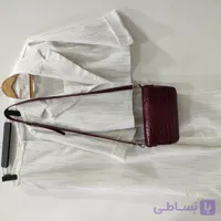 ست کت کراپ شلوار کتان دخترانه قیطان دوزی