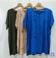 تیشرت نخی خامه دوزی سایز بزرگ