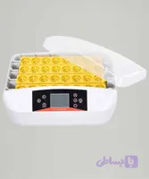 42 عددی اتوماتیک زیر هر تخم نطفه سنج قرار دارد قابلیت شمارش روز ،کنترل دما و رطوبت