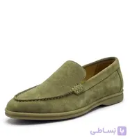 کفش کالج مردانه جیر سبز زیتونی کد 70