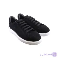 کفش اسپرت جیر مشکی مردانه تمام طبیعی کد 61