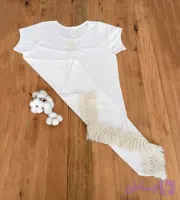 لباس شب بلند گیپوردار پنبه خالص