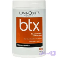 ماسک موی پروتئینه و بوتاکس لومینوسیتا (Luminosittà) مدل BTX - حجم ۱ کیلوگرم، حاوی آلوئه‌ورا و روغن ماکادمیا ‌