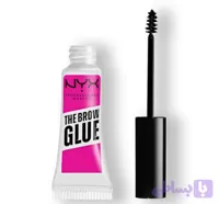 ژل تثبیت کننده و لیفت ابرو نیکس مدل The Brow Glue ماندگاری ۱۶ ساعته بی رنگ زنانه