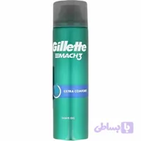 ژل اصلاح ژیلت مدل Mach3 Extra Comfort حجم 200 میلی لیتر - Gillette Mach3 Extra Comfort Shave Gel 200ml ‌