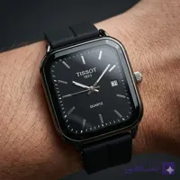 ساعت مردانه مگنتی برند تیسوت برند خوب و خوش رنگ و جذاب TISSOT مربعی