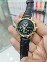 ساعت زنانه چرمی برند سیکو SEIKO برند خوش دست خوش رنگ در بند های چرم مناسب برای خانوم ها زیبایی و جذابیت کامل