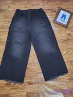 شلوار واید زاپدار