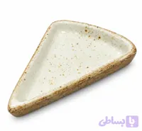ظرف مثلثی سرامیک روستیک کوچک Small Rustic Ceramic Triangular Dish