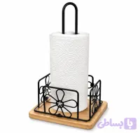 جا دستمالی چوب برند استیل ایران Wooden Tissue Holder by Steel Iran Brand