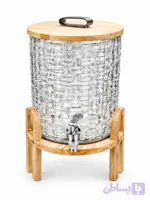 کلمن پایه چوبی کاریزما Karizma Beverage Dispenser with Wooden Stand