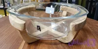 کاسه پایه چوبی زیبا سازان سایز 2 Zibasazan Bowl with Wooden Base – Size2