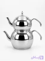 کتری و قوری استیل کی اس تی KST steel kettle and teapot