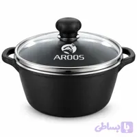 قابلمه گرانیت برند عروس سایز ۱۲ Aroos brand granite pot size 12