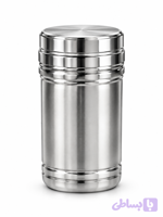 نمک پاش استیل Stainless steel salt shaker