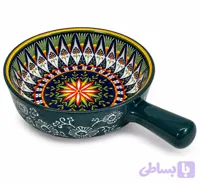 تابه فر سرامیکی راکتی گرد تک‌دسته دنی هوم
