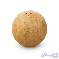 نمکدان چوب توت گرد Round Mulberry Wood Salt Cellar