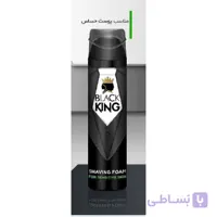 بلک کینگ فوم اصلاح صورت حساس آقایان آنتی باکتریال و ضد حساسیت